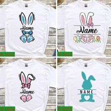 Easter Bunny TShirt, Personalized Easter Bunny  Ladies Kids Unisex Tshirtrt I.