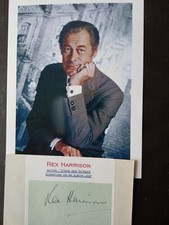 REX HARRISON SIGNED.