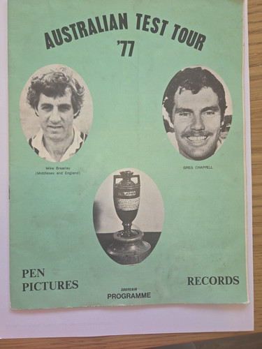 1977 australia test tour - australia,