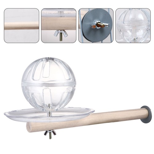 Acrylic wood foraging ball - wood,