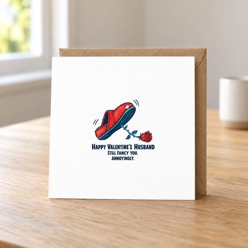 Valentine card for husband - card,