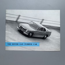 Rover Gas Turbine Car Brochure