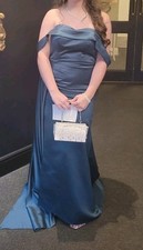Peacock Green  Prom Dress size 12