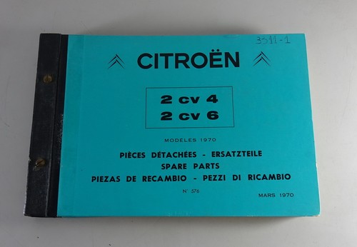 Parts catalogue citroen 4 - 2, cv