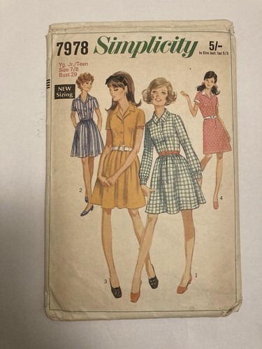 Vintage simplicity girls dress - simplicity,