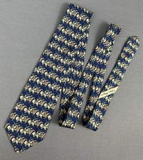 SALVATORE FERRAGAMO TIE - 100% SILK - HORSE RACING PATTERN - Made in Italy