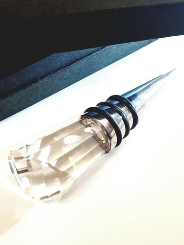 Glass wine stopper - glass,