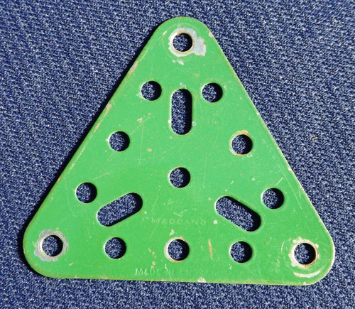 Meccano triangular plate - meccano,