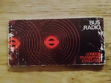 London Transport Drivers Bus Radio Booklet 1980