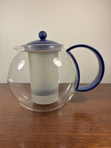 Vintage 80s blue bodum assam - vintage,