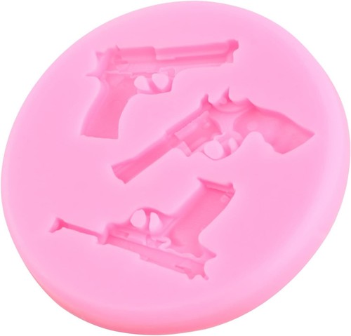 Gun handgun silicone mold - handgun,