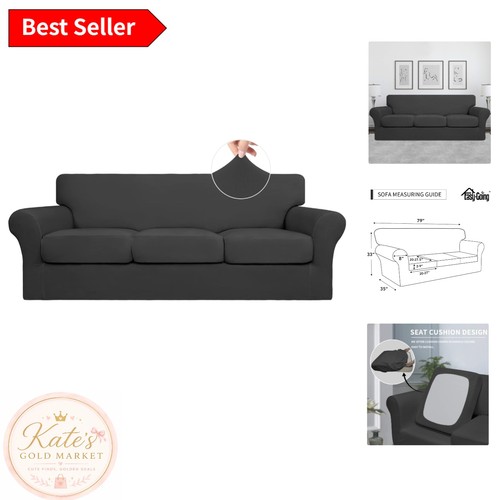 Piece large sofa slipcover - 4,