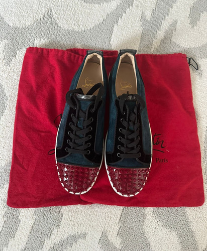 Christian louboutin suede and - christian,