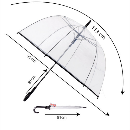 Clear dome umbrella - dome,