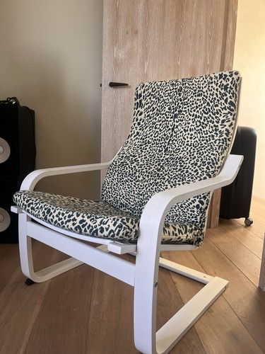 Ikea white poäng chair with - poäng,