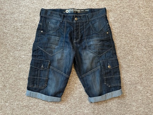 Peacocks blue jeans shorts - peacocks,