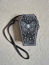 Gothic Crossbody Coffin Bag