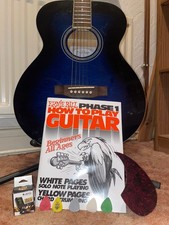 Freshman Acoustic Guitar Bundle - with Case and Accessories Great Condition