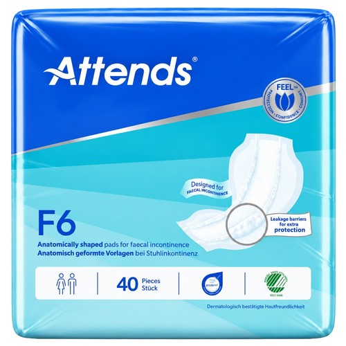 Attends faecal incontinence - attends, f6