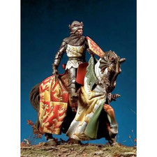 1/32 Resin Model Kit Horseman Medieval Knight Prince of Wales. XIV c. Unpainted