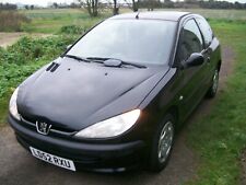 PEUGEOT 206 LOOK 1.1 2002 REG BLACK EXY 3 DR BREAKING SPARES BONNET GEARBOX WING
