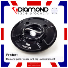 DIAMOND RACE PRODUCTS - APRILIA RSV4 TANK CAP - '21 + 2021 onwards models