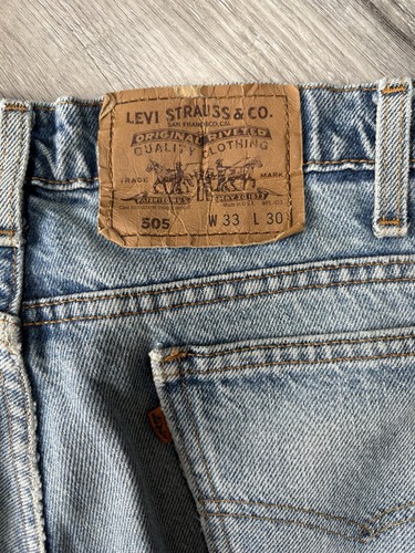 Levi 505 orange tab cropped - levi's,