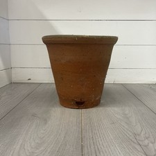 Large Vintage Hand Thrown Terracotta Pot 22cm X 22cm X 20cm O.22
