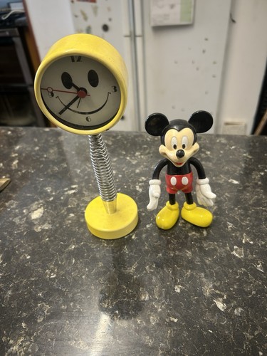 Mickey mouse figure - figure, clock