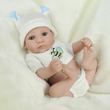 Reborn Baby Boy Doll Handmade Cute Newborn Doll Full Body Vinyl Silicone Gift UK