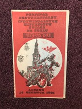 Speedway programme Poland