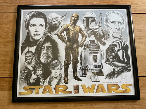 Rob larson signed star - rob, wars