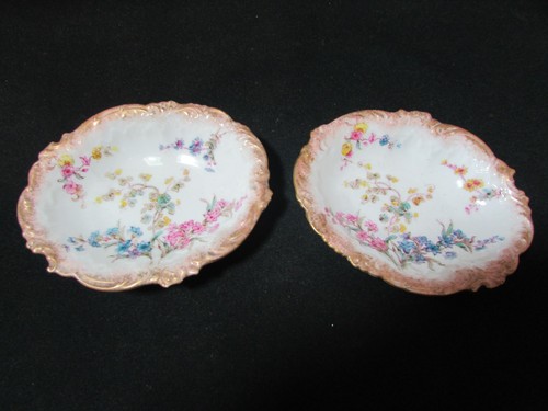 Pair royal crown derby - royal, hand