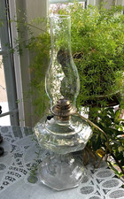 ANTIQUE REPRODUCTION OIL LAMP
