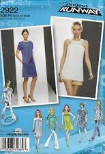 Simplicity Sew Pattern 2922 Project Runway Dress Tunic Yoke & Neckband Sz 12 14