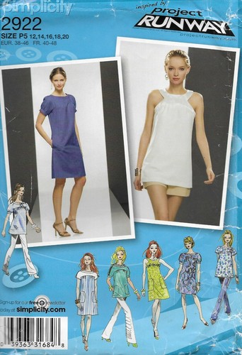 Simplicity sew pattern 2922 - sew,