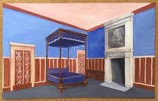 Original Gouache Interior