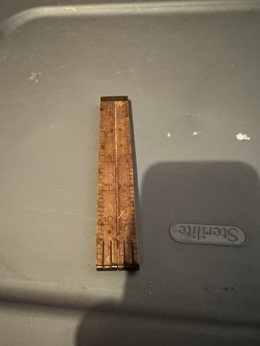 Antique folding ruler - folding,