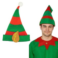 ELF HAT WITH PIXIE EARS IN RED