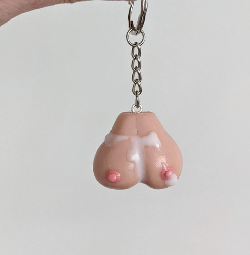 Boobs pearl necklace gift boob