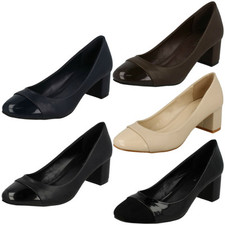 Ladies Spot On Mid Block Heel