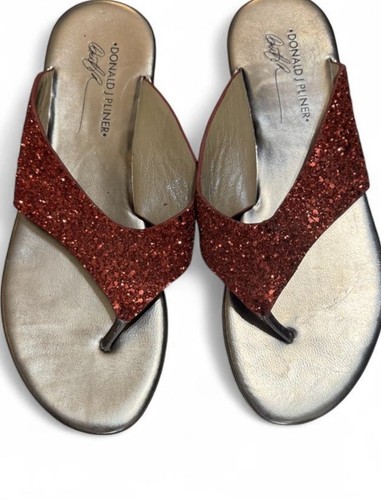 Orange red glitter donald - glitter,