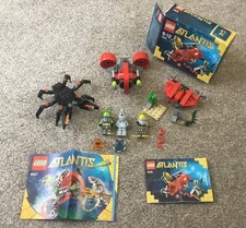 LEGO Atlantis: (8057) + (7976) + (8056) 99% complete. GREAT CONDITION!