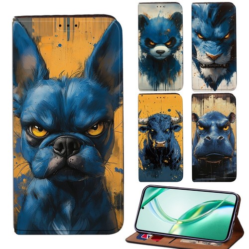 Printed leather wallet book - uk,