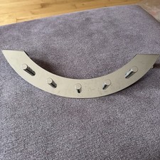 5 Hook chrome Over Door Hanging Rail FOR THIN & WIDE DOORS Clothes/Coat Hanger