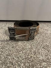 Nanni Leather Belt Tan Suede
