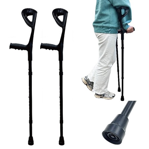Pair folding crutches - pair, adults