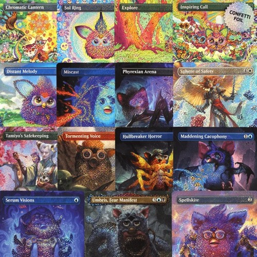Mtg secret lair - furby, confetti