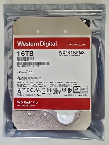 Red pro hdd sata - sata, 6gbps