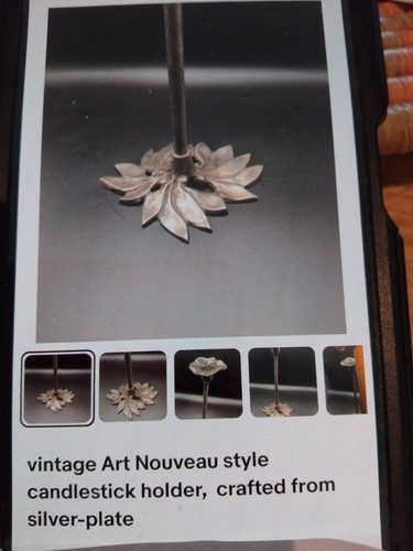 Art nouveau style silvetplate - style,